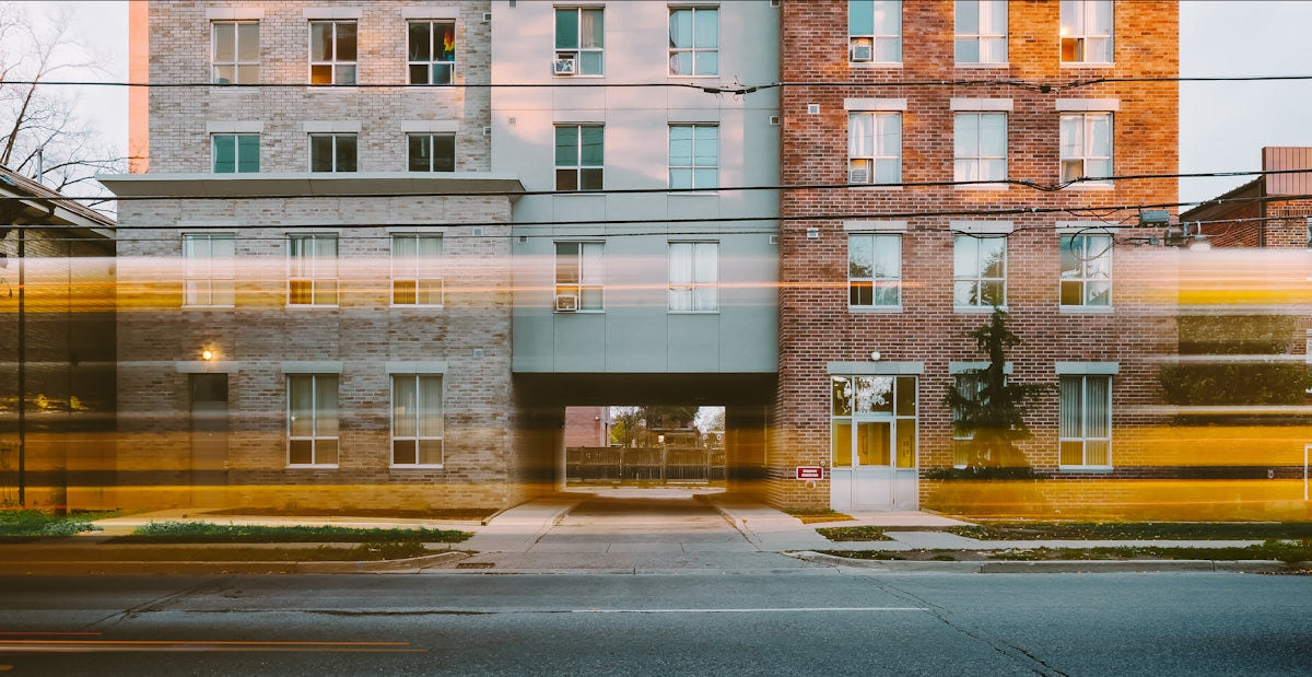 brown and white concrete building