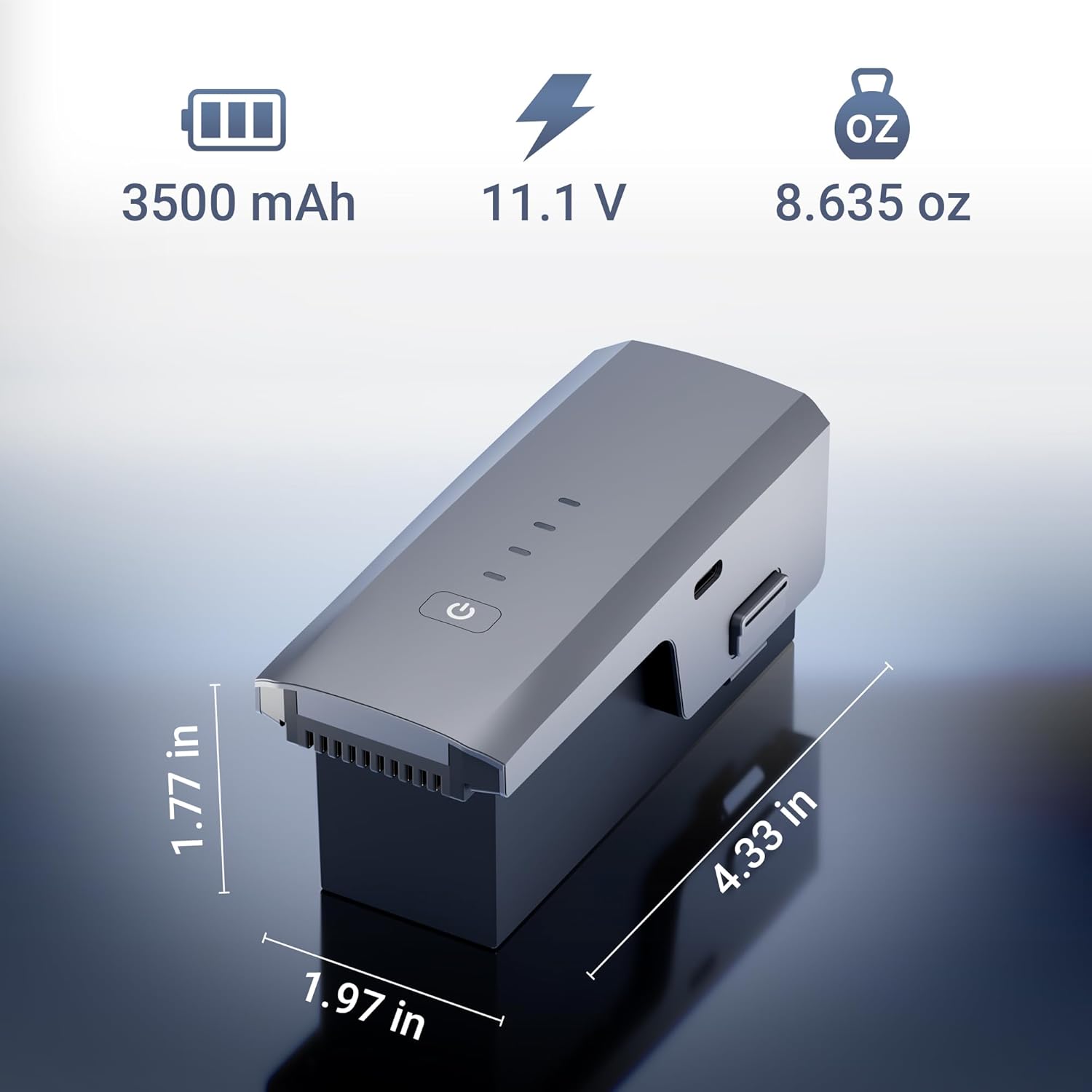 Replacement Battery for F33 Vortex