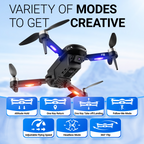 Contixo F16 Stunt Drone - 1080P HD Camera, Foldable Design, Wi-Fi FPV, 16-Min Flight - 2024