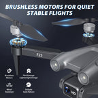Contixo F25 Mini Drone - 1080p FHD Camera, GPS, 4.3- FPV Screen, Smart Flight Modes, Brushless Motors, Auto Return, FAA-Exempt,