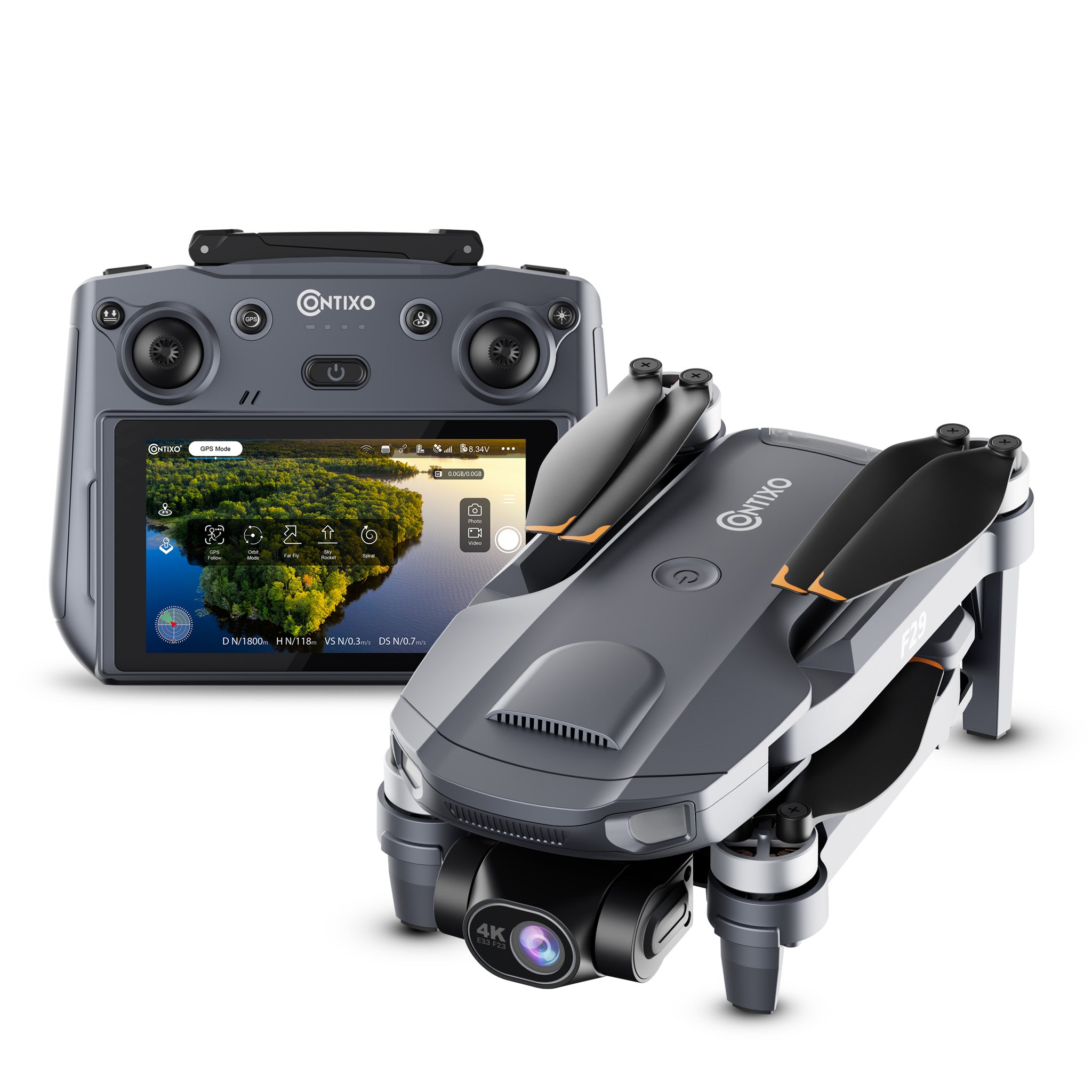 Contixo F29 ALTURA MAX - 4K Drone with Gimbal Camera GPS
