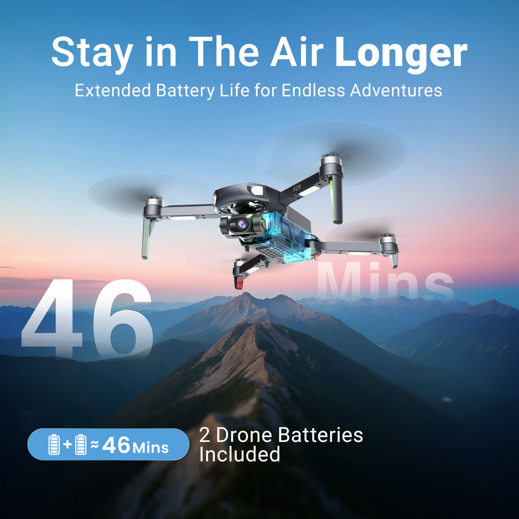 Contixo F29 ALTURA MAX - 4K Drone with Gimbal Camera GPS