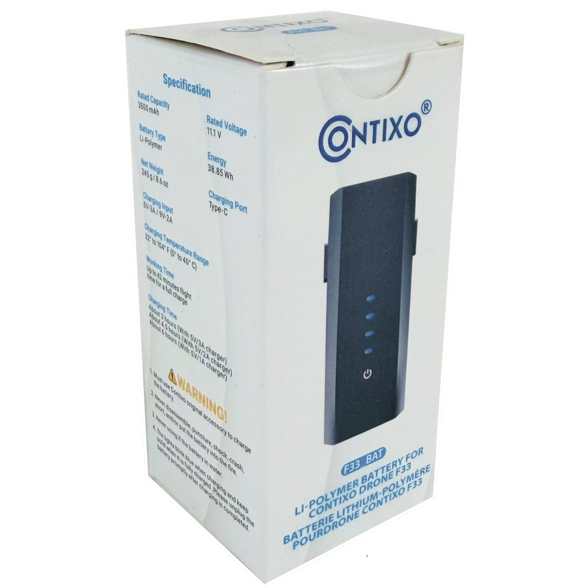 Replacement Battery for F33 Vortex