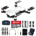 Contixo F30 GPS 4K Drone with UHD Camera, Brushless Motor, Follow Me, 2 Batteries & Carrying Case - Foldable FPV Quadcopter for Kids & Adults