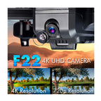 Contixo F22 GPS Drone - 1080P Camera, Foldable, Follow Me, 18-Min