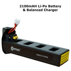 Contixo F18 Quadcopter Drone Battery, 7.4V 1800mAh Rechargeable LiPo Battery for F18 RC Drone